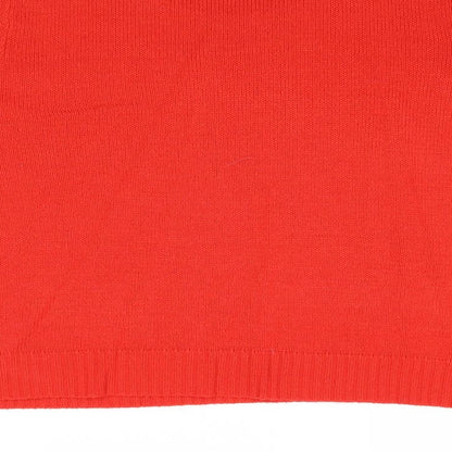 Womens UK Size XL Divided by H&M Red Pullover Jumper