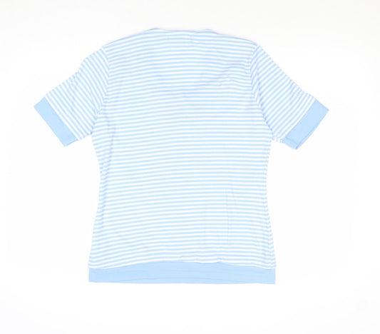 Womens UK Size M Tiffany Blue Basic T-Shirt