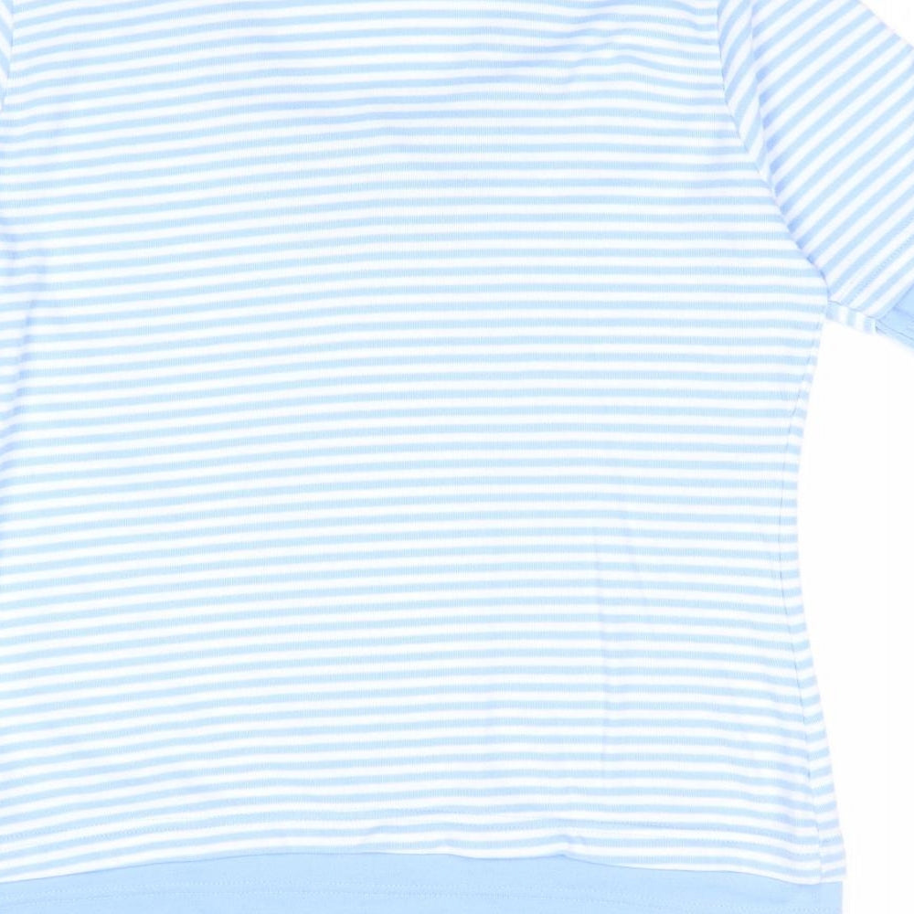 Womens UK Size M Tiffany Blue Basic T-Shirt