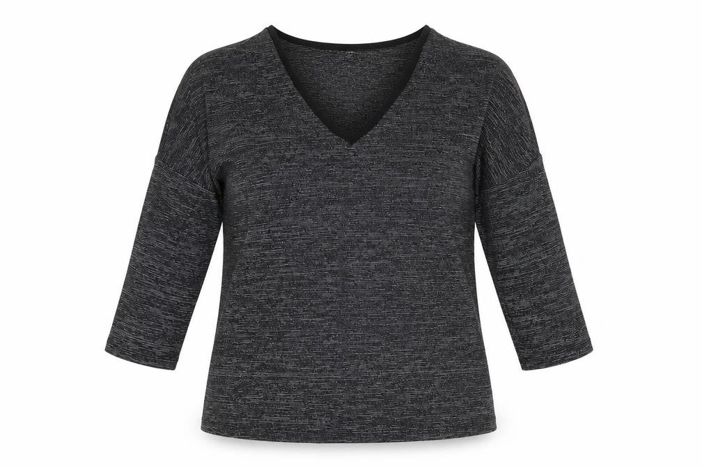 Womens UK Size 10 Marks and Spencer Grey Basic Blouse