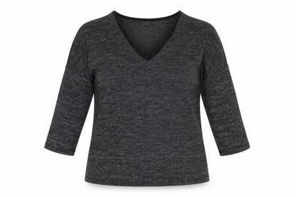 Womens UK Size 10 Marks and Spencer Grey Basic Blouse