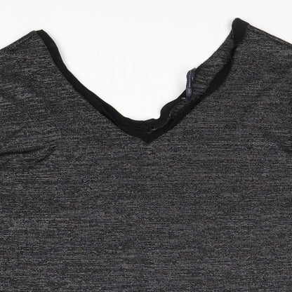 Womens UK Size 10 Marks and Spencer Grey Basic Blouse