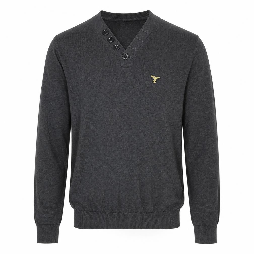 Mens UK Size S Le Breve Grey Pullover Jumper