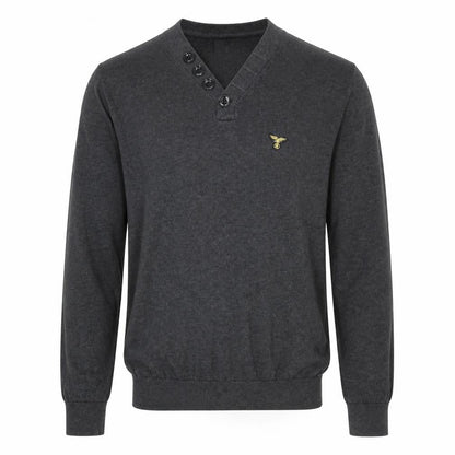 Mens UK Size S Le Breve Grey Pullover Jumper