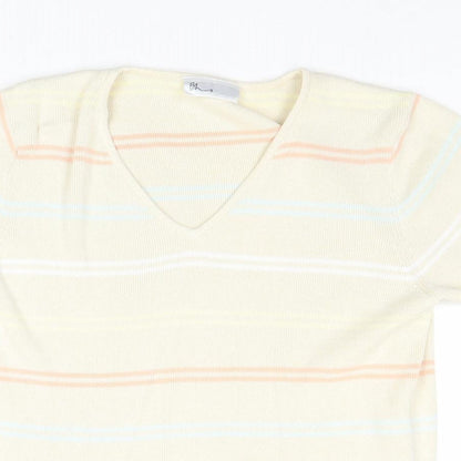 Womens UK Size 14 BHS Beige Pullover Jumper