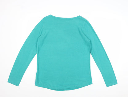 Womens UK Size 12 Bonmarché Green Pullover Jumper