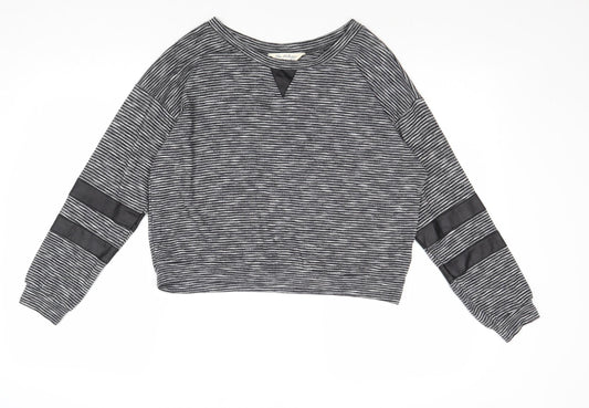 Womens UK Size 10 Miss Selfridge Grey Pullover Jumper