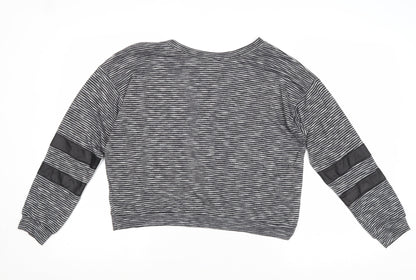 Womens UK Size 10 Miss Selfridge Grey Pullover Jumper