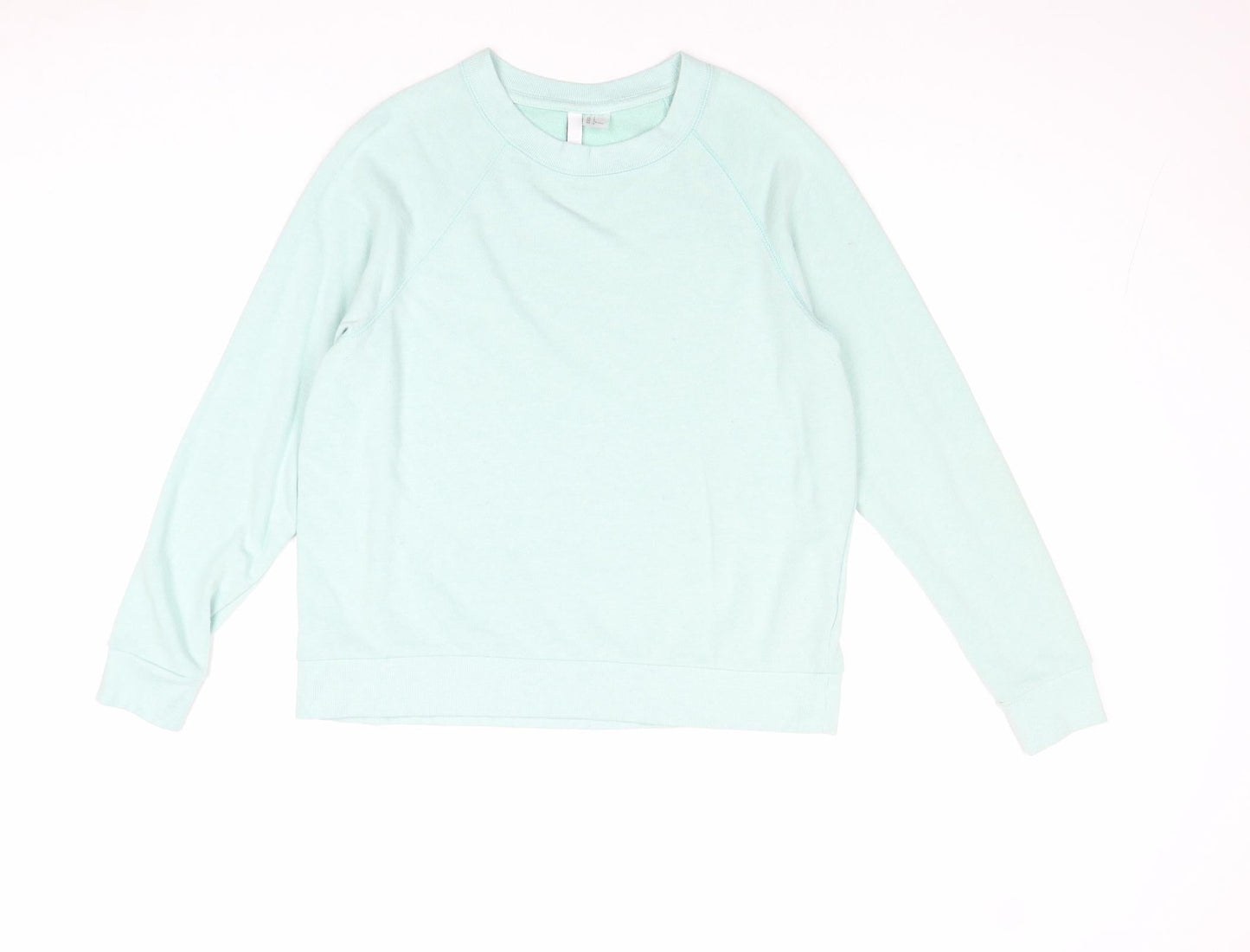Womens UK Size L Divided by H&M Blue Pullover Sweatshirt