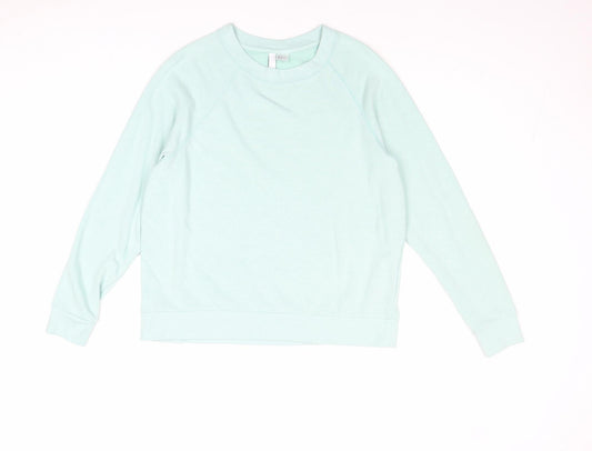 Womens UK Size L Divided by H&M Blue Pullover Sweatshirt
