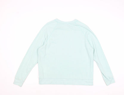 Womens UK Size L Divided by H&M Blue Pullover Sweatshirt