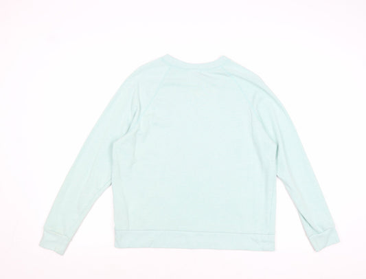Womens UK Size L Divided by H&M Blue Pullover Sweatshirt