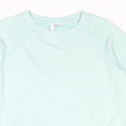 Womens UK Size L Divided by H&M Blue Pullover Sweatshirt