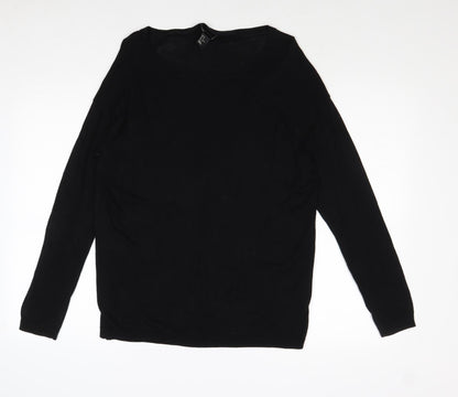 Womens UK Size M H&M Black Pullover Jumper