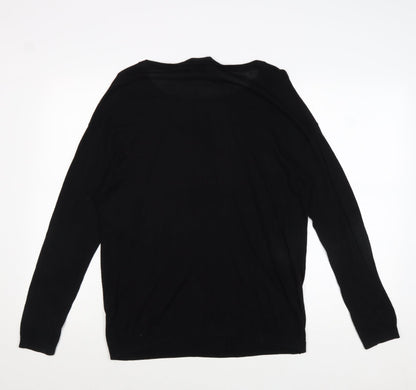 Womens UK Size M H&M Black Pullover Jumper