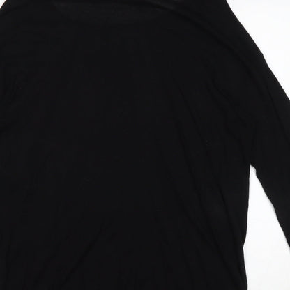 Womens UK Size M H&M Black Pullover Jumper