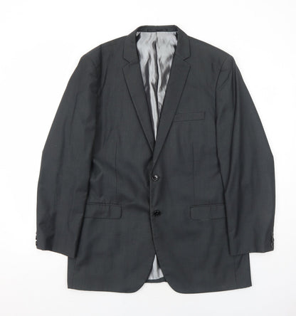 Mens UK Size 42 Goodsouls Regular Grey Suit Jacket
