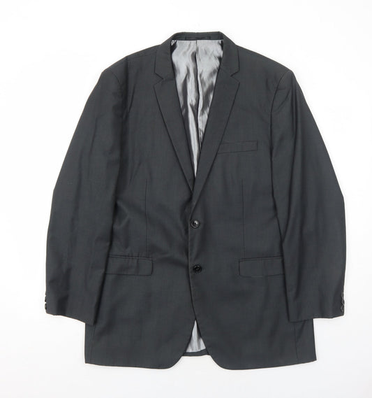 Mens UK Size 42 Goodsouls Regular Grey Suit Jacket