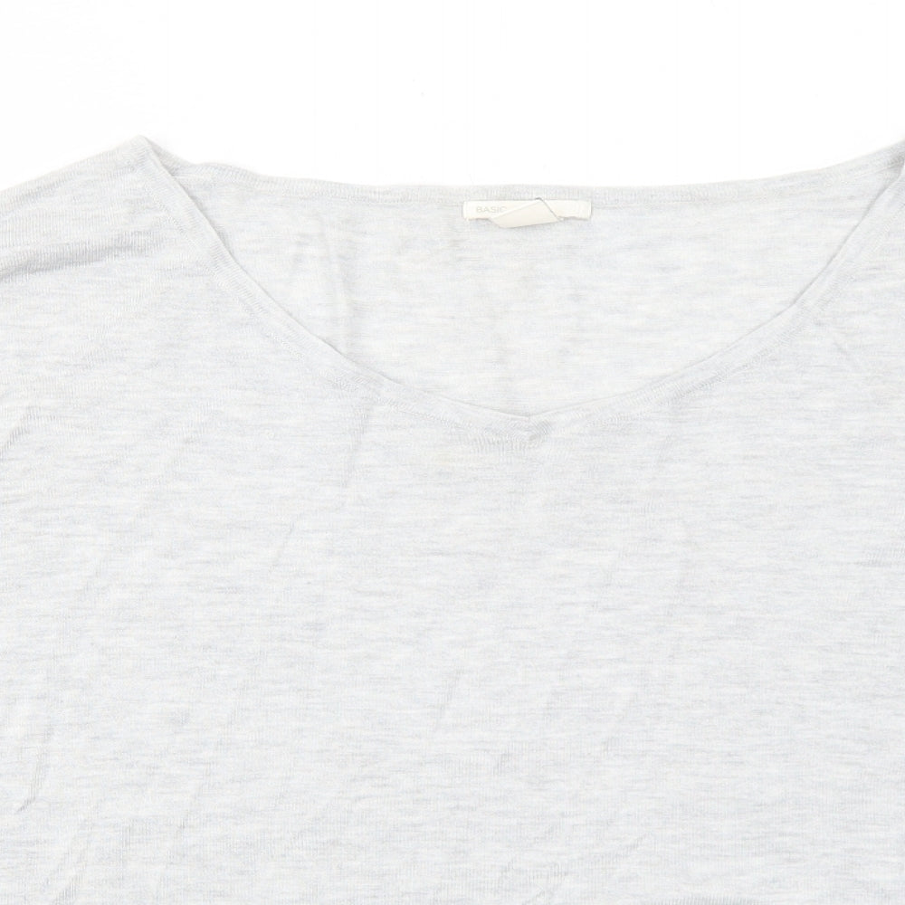 Womens UK Size M H&M Grey Pullover Jumper