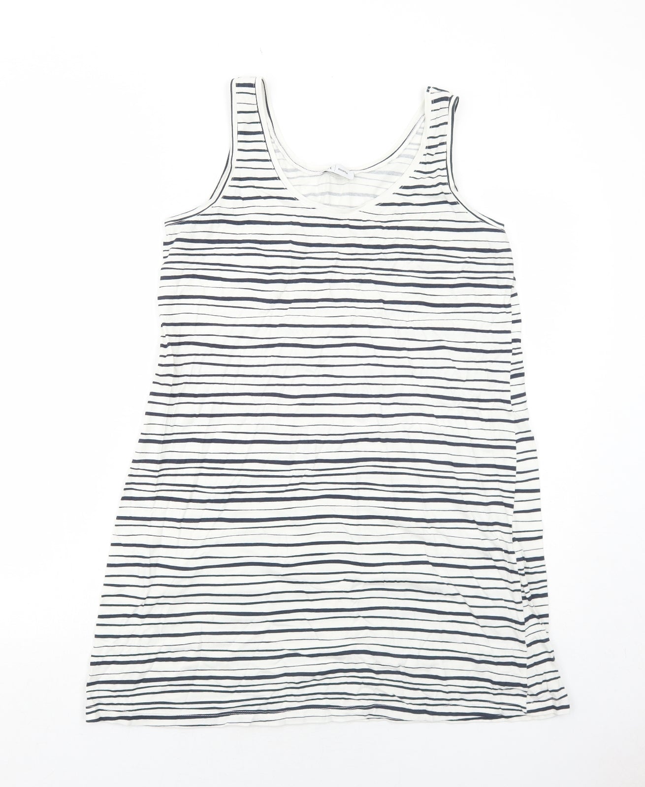 Womens UK Size L La Redoute White Basic Tank
