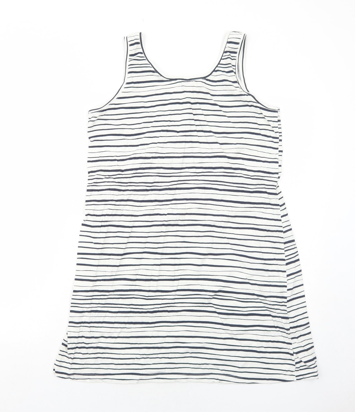Womens UK Size L La Redoute White Basic Tank