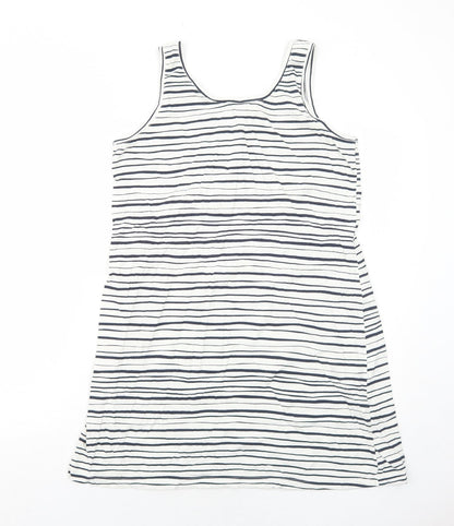 Womens UK Size L La Redoute White Basic Tank