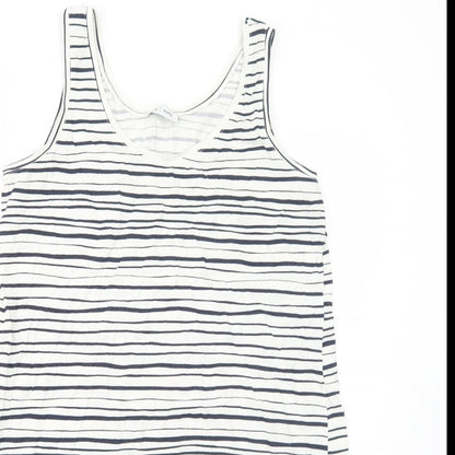 Womens UK Size L La Redoute White Basic Tank