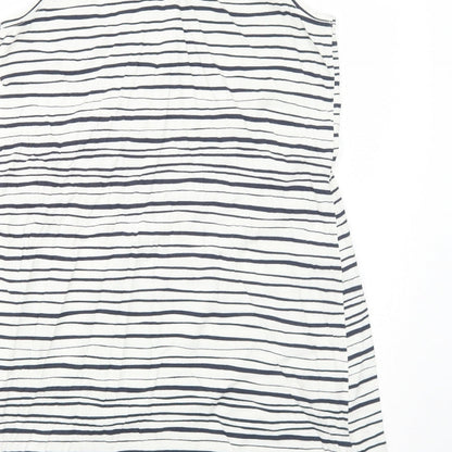 Womens UK Size L La Redoute White Basic Tank