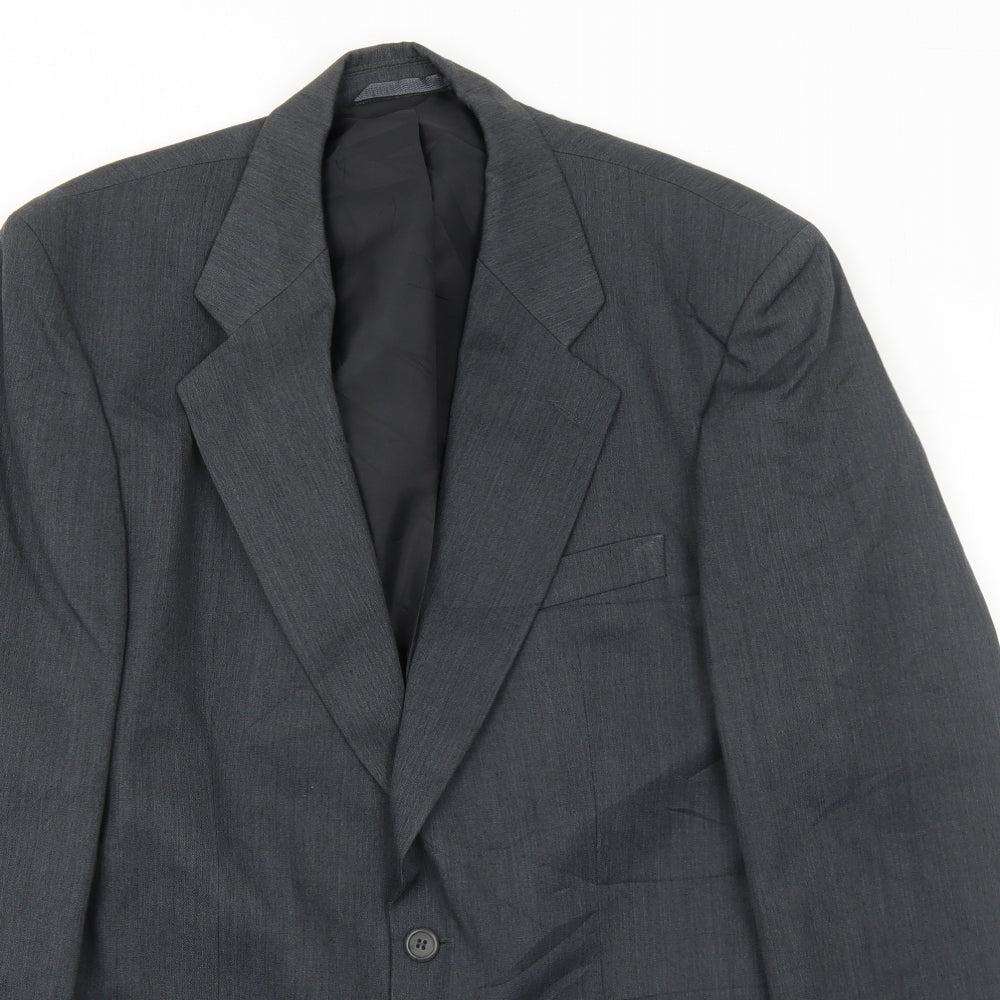 Mens UK Size 40 Scott International Regular Grey Suit Jacket