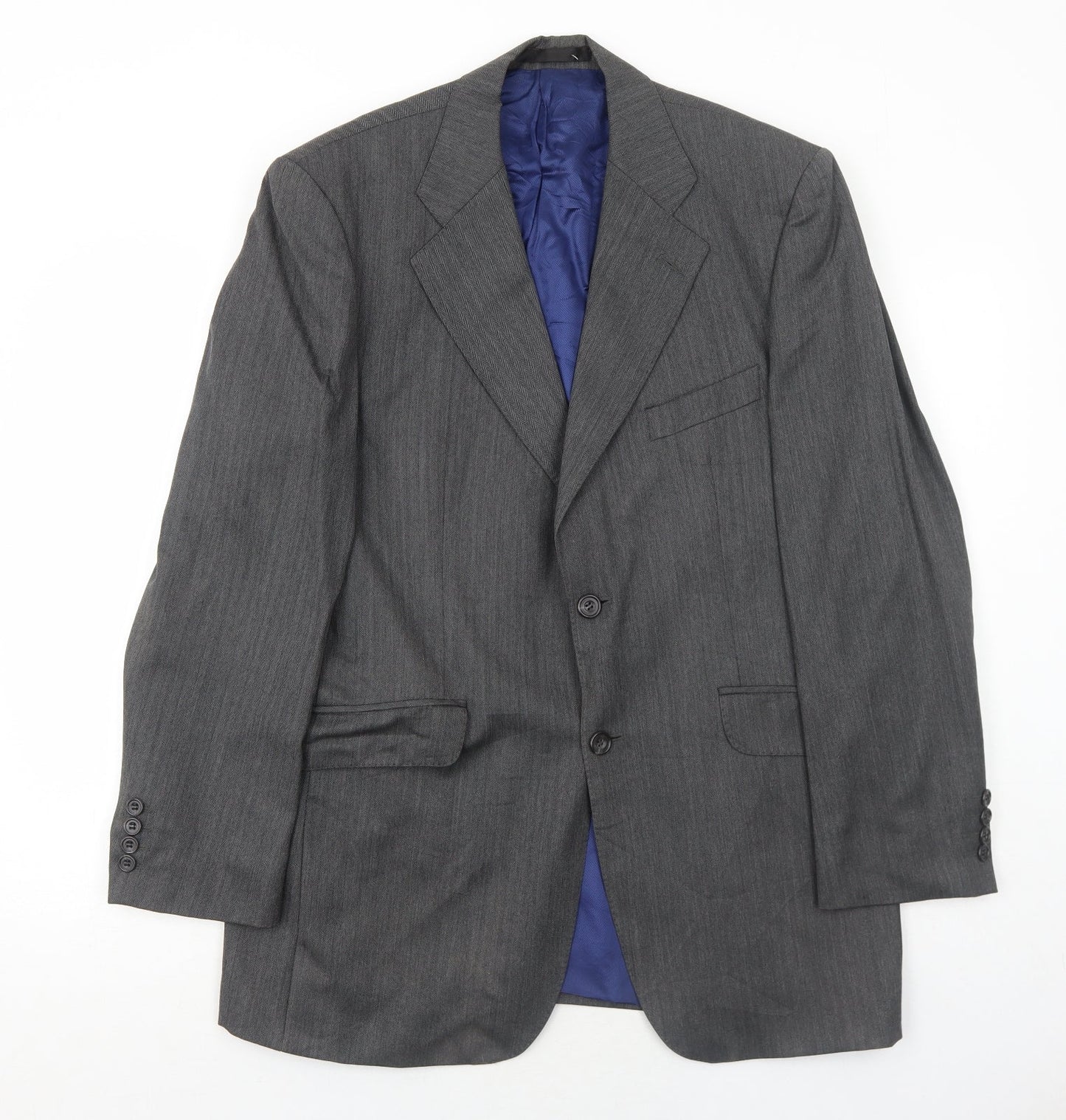 Mens UK Size 40 Marks and Spencer Regular Grey Suit Jacket