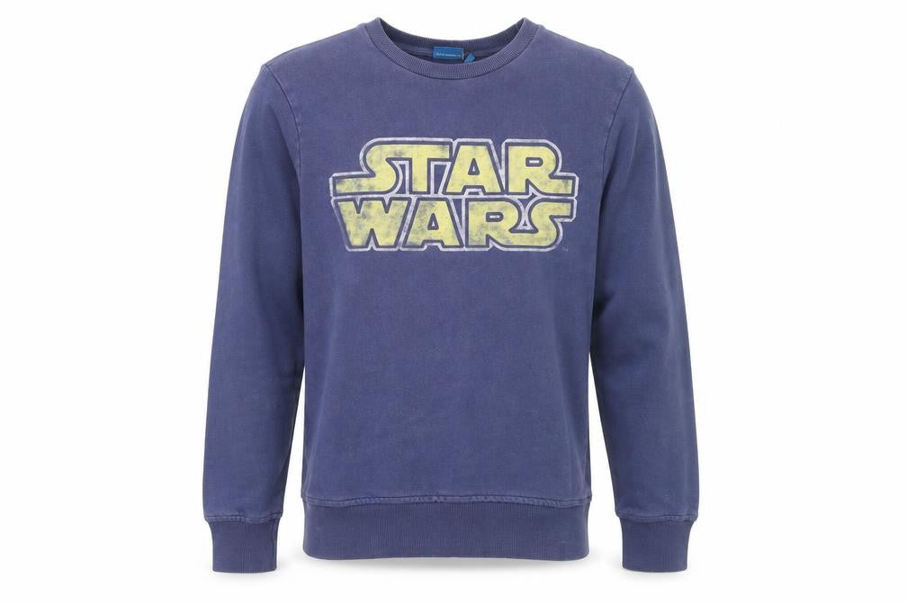 Mens UK Size XS Star Wars Blue Pullover Sweatshirt