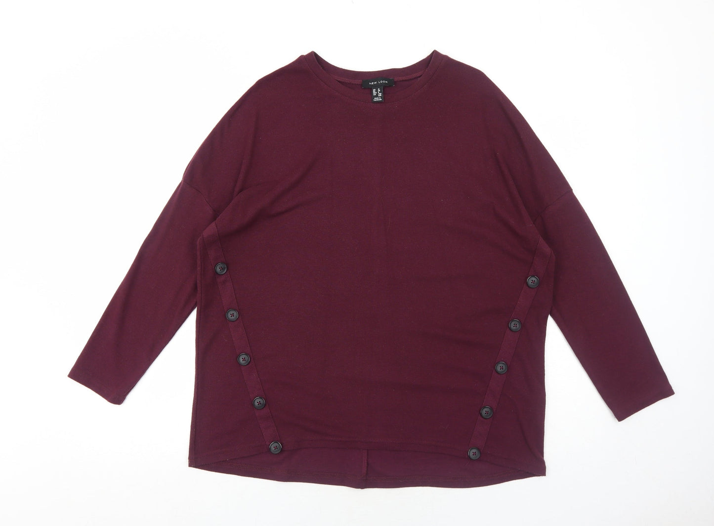 Womens UK Size 12 New Look Purple Pullover Jumper