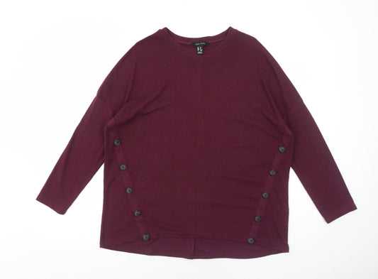 Womens UK Size 12 New Look Purple Pullover Jumper