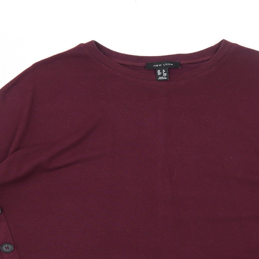 Womens UK Size 12 New Look Purple Pullover Jumper