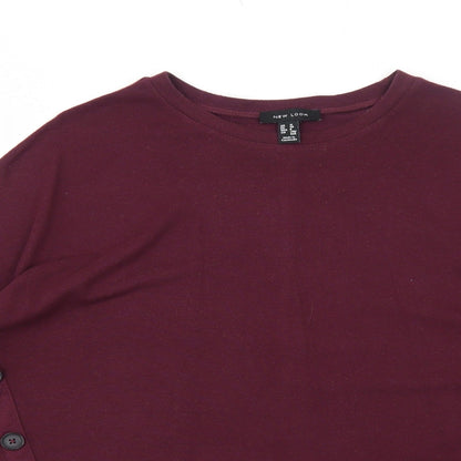 Womens UK Size 12 New Look Purple Pullover Jumper