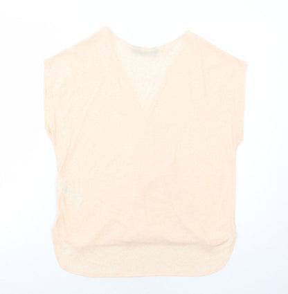 Womens UK Size 8 New Look Pink Basic Blouse