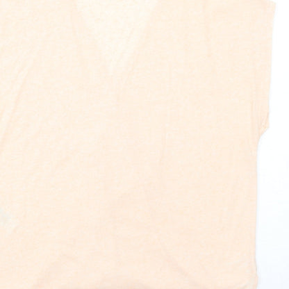 Womens UK Size 8 New Look Pink Basic Blouse