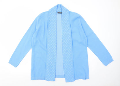 Womens UK Size M Insight Blue Cardigan Jumper