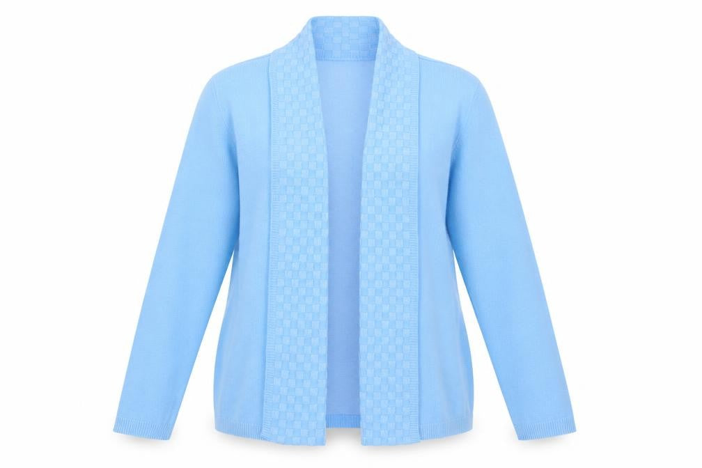 Womens UK Size M Insight Blue Cardigan Jumper