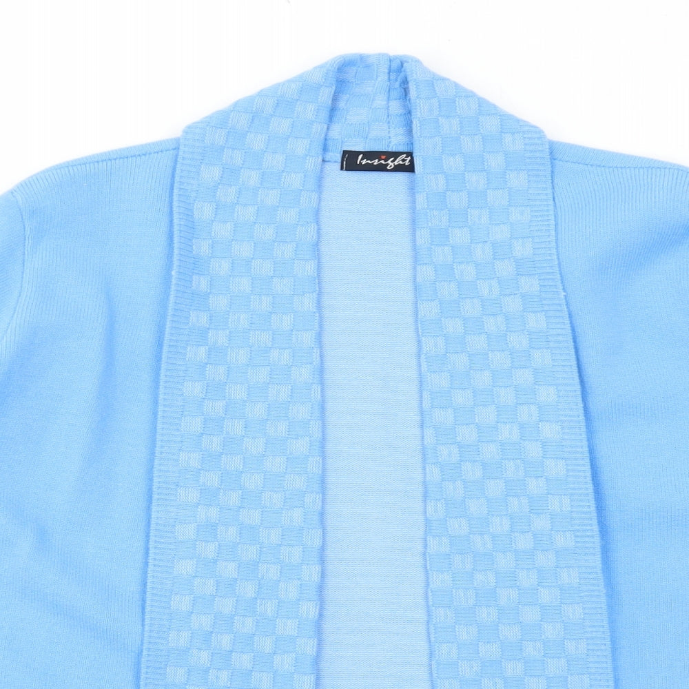 Womens UK Size M Insight Blue Cardigan Jumper