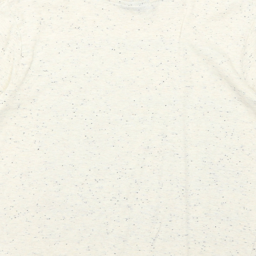 Moshi Monsters Boys Ivory Cotton Pullover T-Shirt Size 8-9 Years Round Neck Pullover