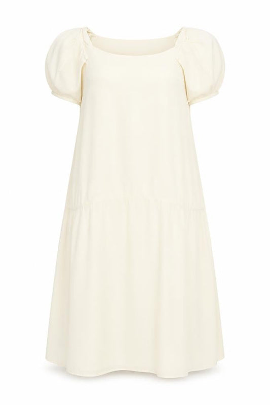 Uterque Womens Ivory Viscose Trapeze & Swing Size M Round Neck Pullover