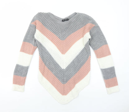 Womens UK Size S Select Grey Pullover Jumper