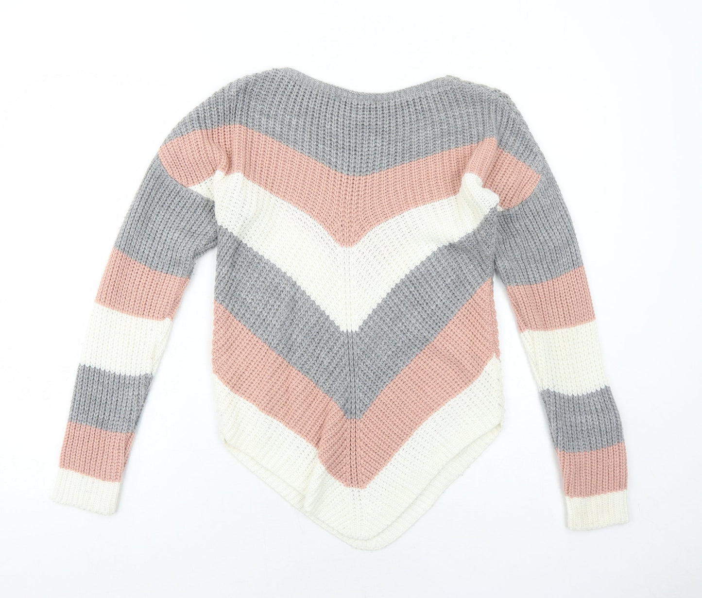 Womens UK Size S Select Grey Pullover Jumper