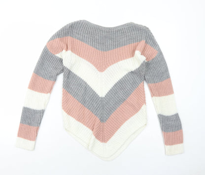 Womens UK Size S Select Grey Pullover Jumper