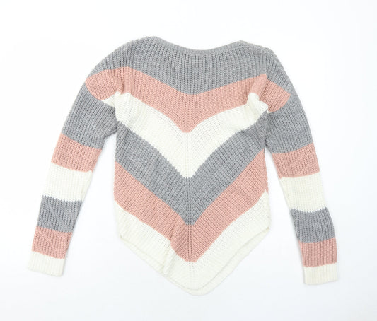 Womens UK Size S Select Grey Pullover Jumper
