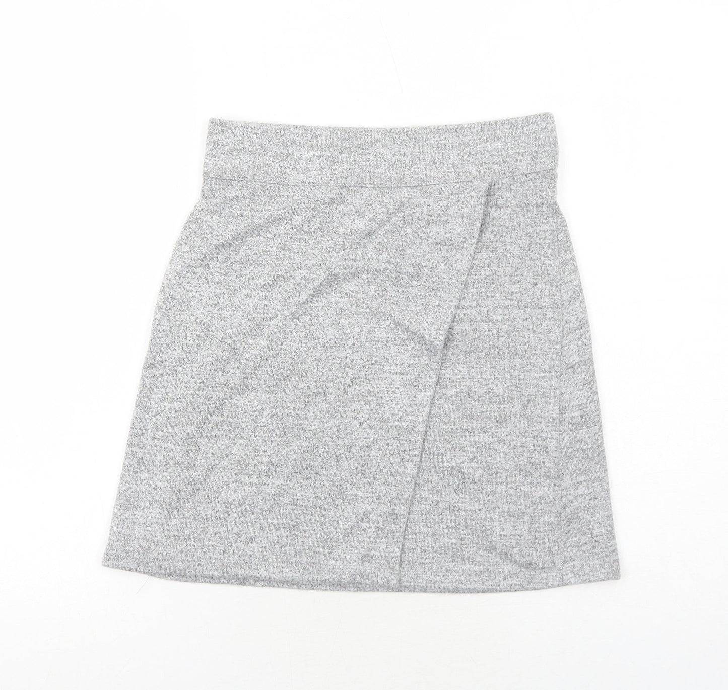 Gap Womens Grey Polyester A-Line Skirt Size 2XS