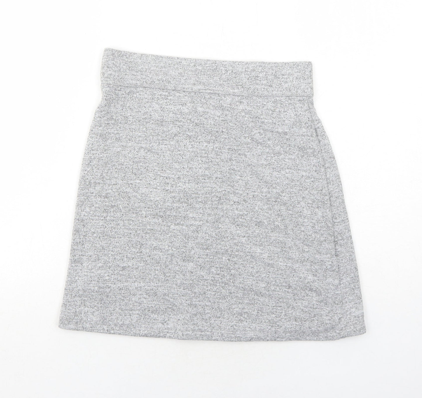 Gap Womens Grey Polyester A-Line Skirt Size 2XS