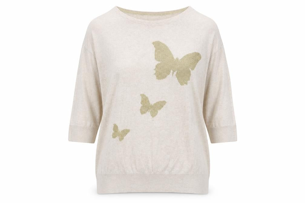 Womens UK Size M Wallis Beige Pullover Jumper
