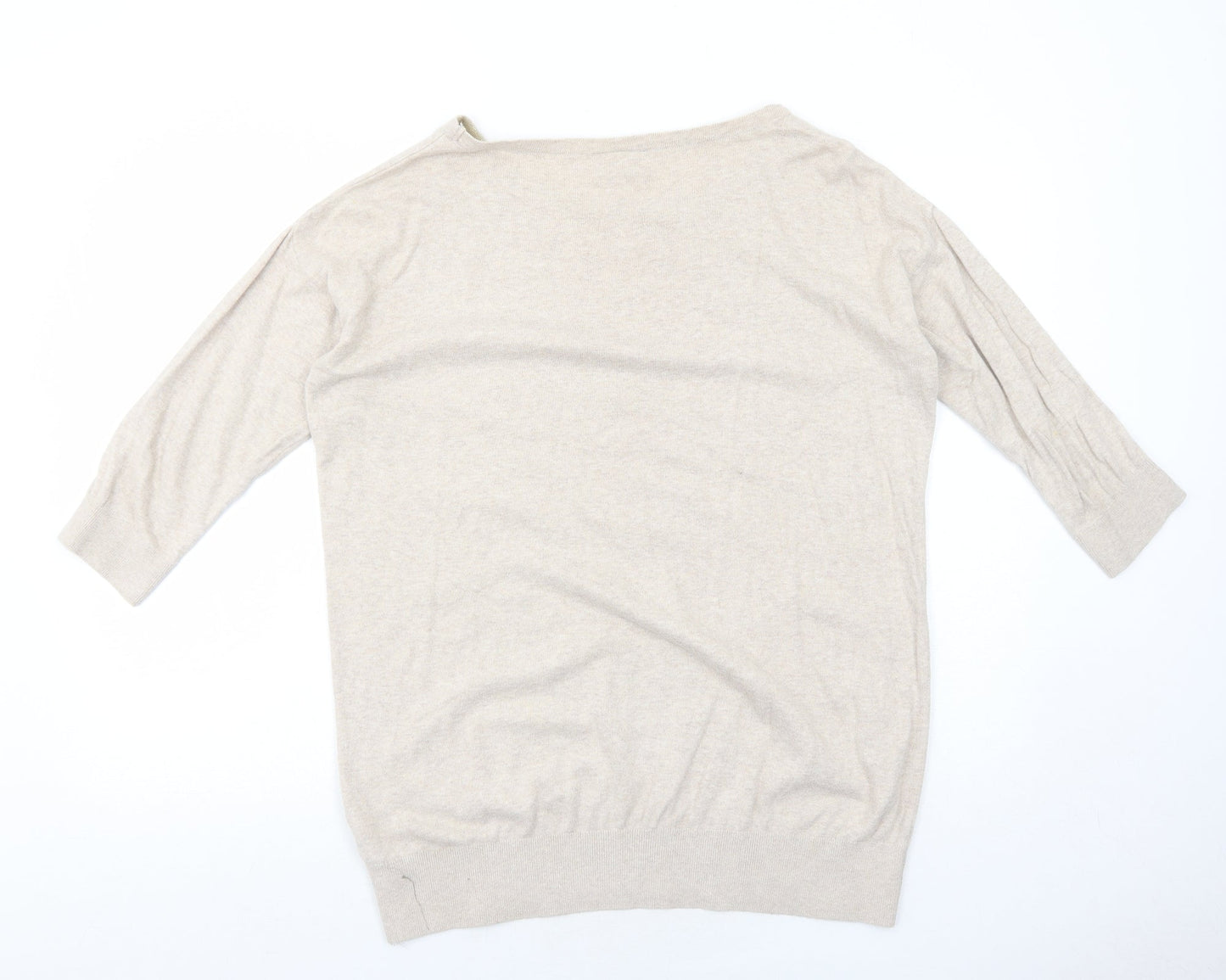 Womens UK Size M Wallis Beige Pullover Jumper